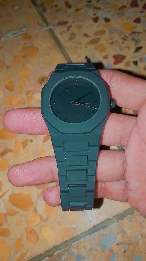 Black Arabic Aura Watch For Men Stylish Aura Watch 100% Original Watch Amazing for You