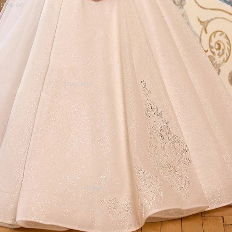 Kids Girls Birthday Princess Dress Children Flower Girl WeddingParty Pageant Formal Dresses Gown for Host Piano Performance
