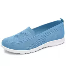 Comfortable casual women's shoes spring and summer breathable fabric uppers solid colors low-cut design soft and outdoor walking