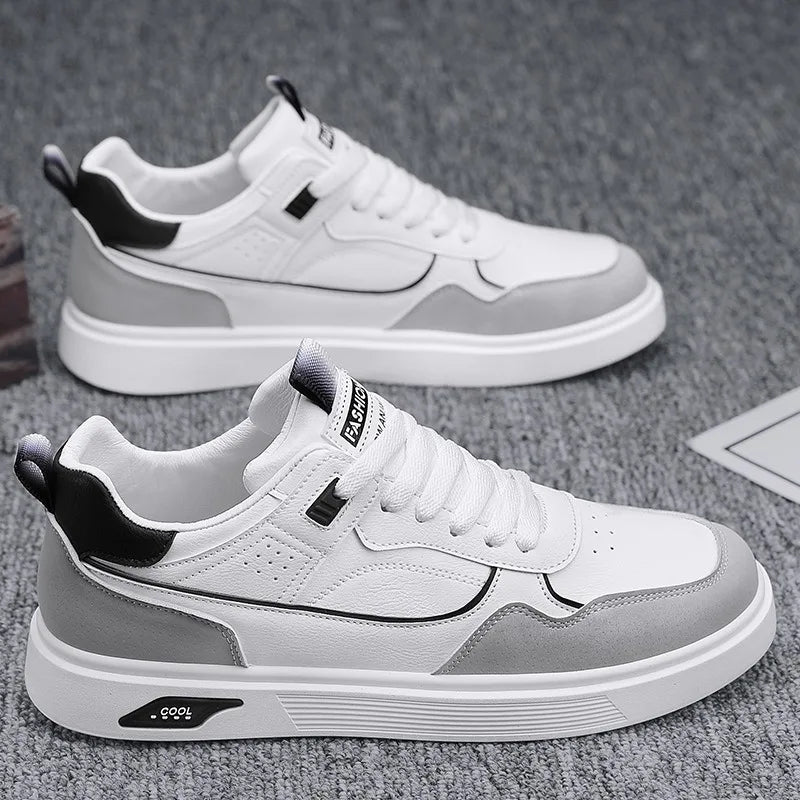 Shoes For Man Casual Sneaker Mens Leather Comfortable Walking  Daily Wear Breathable Light Long Lasting Versatile