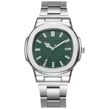 2026 New Simple Square Dial Stainless Steel Men Watch, Fashion Quartz Wristwatch for Male, Casual Daily Watch Reloj Hombre Gift