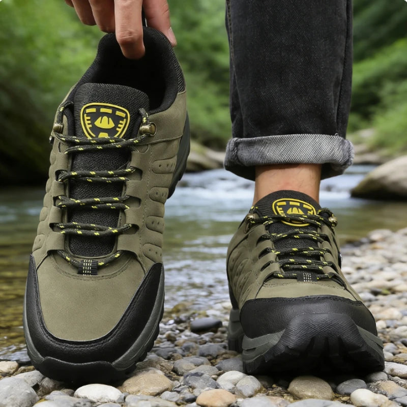 Hiking Shoes for Men Waterproof Outdoor Low-top Hiking Boots Non-slip Trekking Shoes Walking Male Sneakers New Zapatillas Hombre