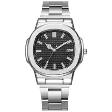 2026 New Simple Square Dial Stainless Steel Men Watch, Fashion Quartz Wristwatch for Male, Casual Daily Watch Reloj Hombre Gift