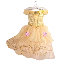 Elsa Anna Kid Princess Girls Dress Rapunzal Kids Cosplay Halloween Vestidos Children Costume Birthday Party Dress