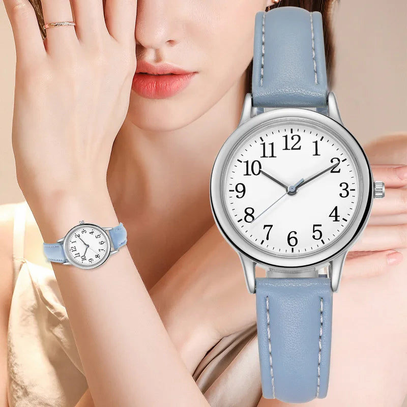 New Fashion Students Watches Ladies Luxury Wrist Watches Woman Small Leather Bracelet Watch For Girls Gifts Relogio Feminino Hot