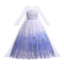 Elsa Anna Kid Princess Girls Dress Rapunzal Kids Cosplay Halloween Vestidos Children Costume Birthday Party Dress