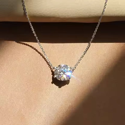 Luxury CZ Crystal Pendant Necklace